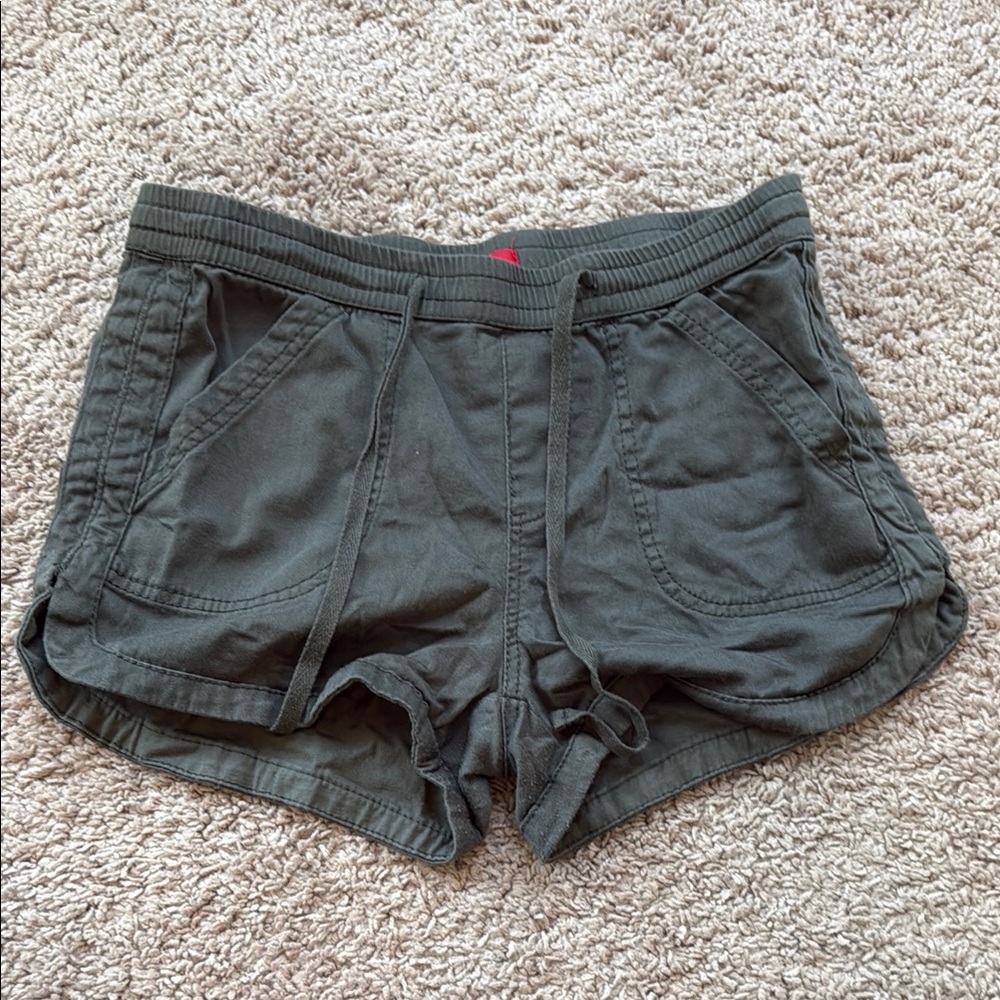 Women's Casual Green Shorts